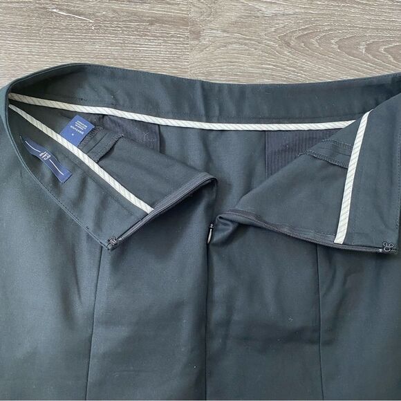 Gap Y2K Black Pencil Skirt Gapstretch Slits on Back SZ 4 - Picture 11 of 13